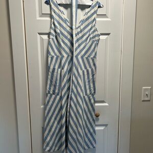 Kate Spade ♠️ Blue and White Striped Dress